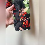 Banana Republic Floral Button Down Shirt Black Colorful | XS (fits S/M) Photo 4