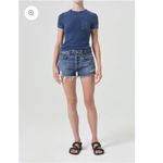 AGOLDE  Parker Vintage Cut-Off Denim Shorts in Swampmeet Dark Size 31 Photo 0