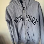 Brandy Melville Periwinkle New York Zipup Photo 2