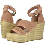 Dolce Vita Simi Leather Espadrille Wedge Sandals Clay Suede Size 10 Photo 1