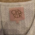Chaser Cold Shoulder Cream Sweater Photo 6