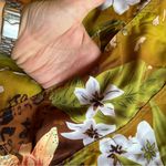 Allison Daley  22W Tropical Shacket Jacket Jungle Print Button Down Shirt Vtg Y2k Photo 1