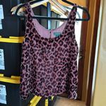 J.Crew Always Leopard Animal Print Velvet Tank Top J4954 Sleeveless Shirt Size 4 Photo 5