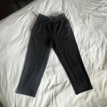 Lululemon black tapered paperbag drawstring cropped lounge pants 6 Photo 3