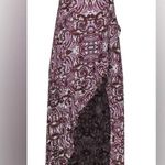 For Love & Lemons paisley high low slip maxi dress swim coverup summer vacay Photo 0