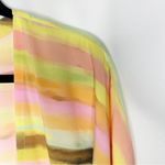 PLUSH Watercolor Sunset Kimono NWT in Large Yellow Photo 2