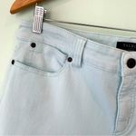 Talbots Simply Flattering 5 Pocket Mint Baby Blue Stretch Jeans 10 Photo 2