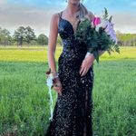 2CUTE Black Sequin Prom Dress Photo 2