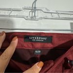 Stitch Fix Liverpool Madonna Skinny Suede Legging Burgundy Deep Henna Size 10/30 Red Photo 6