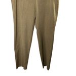 Talbots  Heritage Tan Flat Front Side Zip Slacks Women's Size 14 Petite Photo 3