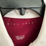 Nike  Golf Women’s Maroon & White Sleeveless Golf Polo • Sz S Photo 3