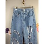 BDG High Rise Baggy Medium Wash Distressed Jean - Size - 27 Photo 5