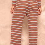 Pretty Little Thing  Stripe Crochet Knit Wide Leg Pants – NEW with Tags Photo 3