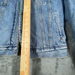 Levi's  Premium Trucker Jean Jacket Women Medium Blue Denim Adult Quilted Classic Photo 13