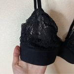 Lively black lace triangle bralette NEW L Size L Photo 1