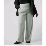 Athleta NWT Eastbound Wide Pant PLUS Sz 18 Coast Grey Comfort Pants MSRP $119 Photo 1