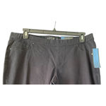 Apt. 9  Pull-On Skinny Leg Jeans Women's 16P Black Stretch Denim Mid Rise NWT Photo 4