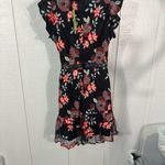 Sam Edelman  Women’s Black Floral  Dress  SZ 8… Photo 4