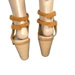 Buckle Soda from Womens High Heel Sandals Faux Leather Studded Strappy Size 9 Photo 2