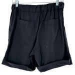 Chinti & Parker Black Rainbow Drawstring High Waist Shorts Size 2 Photo 5