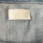 Mother Womens Layered Ruffle Mini Raw Edge Skirt‎ Blue Denim Light Wash Size 27 Photo 6