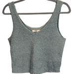 UGG  Tank Top‎ Womens Size XS Muted Green Fuzzy Knit Photo 0