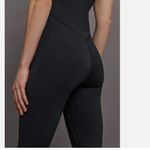 Bandier NWT $160 V-Neck Tempo Full Length Catsuit Black Stetch Photo 6