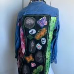Tommy Hilfiger BOHO art size 4 denim long sleeve button-up shirt. Photo 4