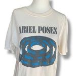 Gildan Ariel Posen Graphic T-Shirt White Blue Musician Merch  Softstyle Unisex Photo 0