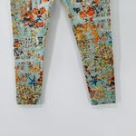 Soft Surroundings Have To Have Blue Corduba Printed Ankle Legging Size Small Photo 4