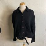 Free People #142  Oversized Sun Streaks Shirt Jacket Photo 3