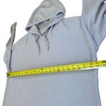 LL Bean Soft Stretch Waffle Knit Hoodie Womens Size XL Reg Pale Purple Photo 9
