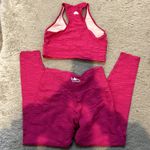 Booty By Brabants  Croco Skin Leggings Sports Bra Matching Set Pink Large Photo 1