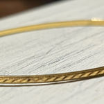Vintage 12kt gold filled Carl Art bangle Photo 0
