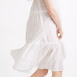 Madewell  Tiered Cover-Up‎ Dress Eyelet White Rainbow Clipdot size XS Photo 0