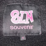 SLN Souvenir  Paris France hooded zip up fleece jacket size Small Photo 7