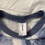 Abound Blue and White Tie-Dye Sweatshirt Photo 3