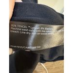 Eileen Fisher NEW Jersey Wrap Dress in Black Size L Midi Short Sleeve Lagenlook Photo 7