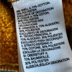 The North Face  Women’s Sz: M Hoodie Sweatshirt Mustard Yellow Logo Pullover. Photo 8