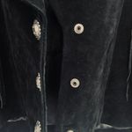 Vintage Saguaro Black Genuine Leather Fringe Western Jacket Photo 6