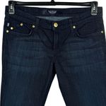 Rock & Republic  SZ 31 Stella Jeans Embroidered Straight Leg Dark Wash Mid-Rise Photo 1