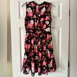 Kate Spade Blooming Floral mini dress. Pink and black floral dress. Size 2 Photo 6