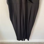 H by Halston Black Ruffled Detail Jumpsuit Size L Photo 2