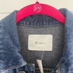 KanCan Dark Wash Distressed Denim Jacket Size XS Photo 2