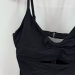 Athleta  Villa Tankini Top Size 34 B/C Black Bra Cup Swim Removable Bra Pads Photo 5