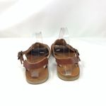 BEARPAW Huaraches By Brown Leather Woven Sandals Slingback Size 9 Classic Photo 3