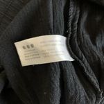 Three Dots  Crinkle Knit Pull On Pants Black XL Lounge Boho Casual Lightweight Photo 5