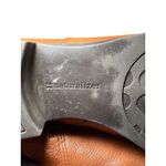 Naturalizer Brown Leather Knee High Boots Buckle Side Zip Riding 10M Wide Photo 9