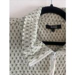 Lior Paris Womens Large Green Full Zip Laggenlook Blouse Quiet Luxury Goblincore Photo 2