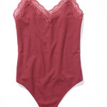 American Eagle Lace ribbed bodysuit Photo 0